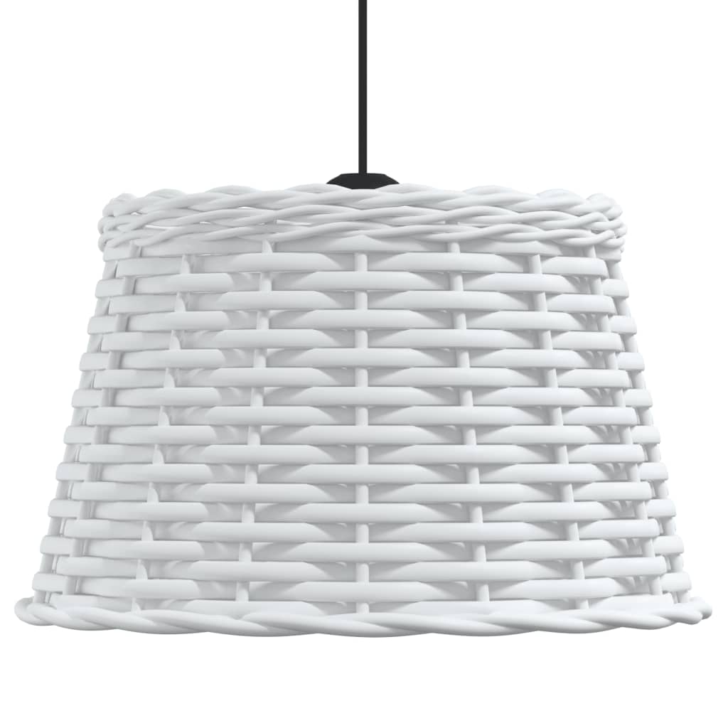 Plafondlampenkap Ø38X23 Cm Wicker Wit