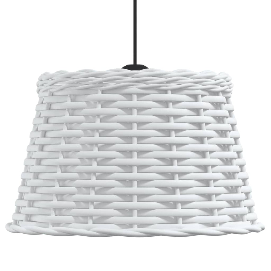 Plafondlampenkap Ø38X23 Cm Wicker Wit