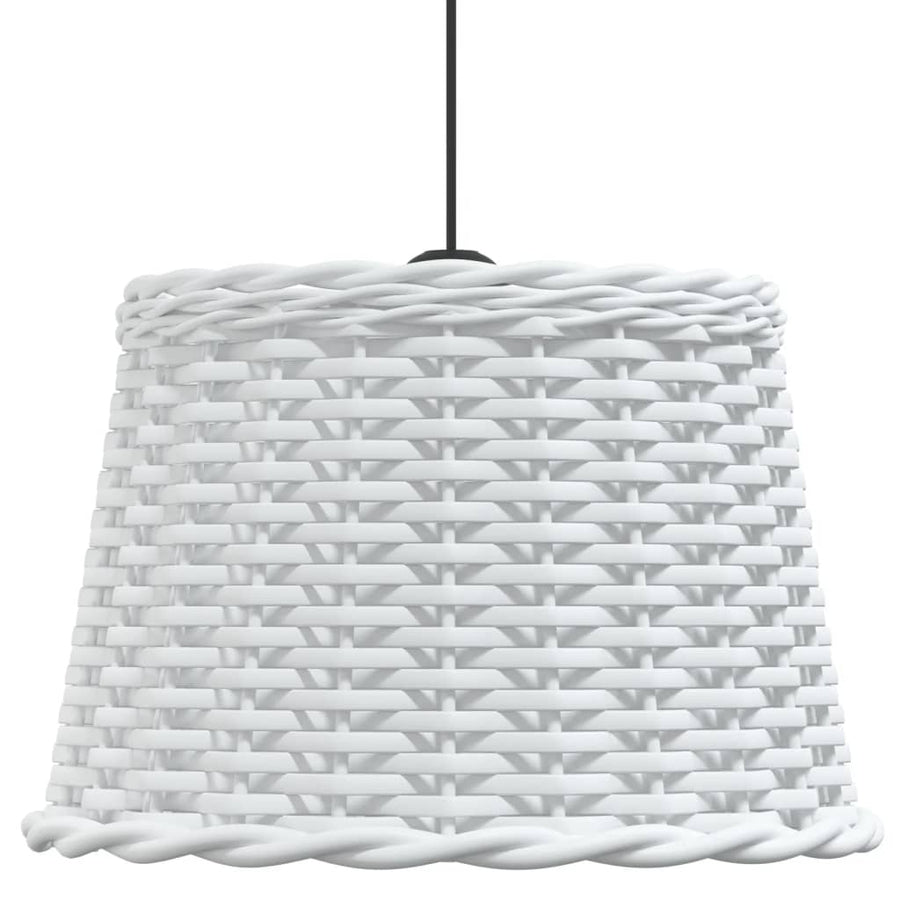 Plafondlampenkap Ø40X26 Cm Wicker Wit