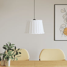 Plafondlampenkap Ø40X26 Cm Wicker Wit