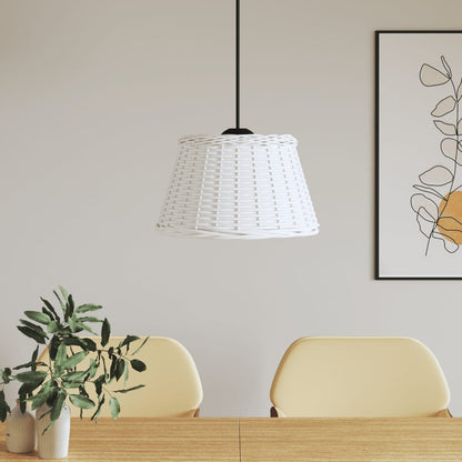Plafondlampenkap Ø50X30 Cm Wicker Wit