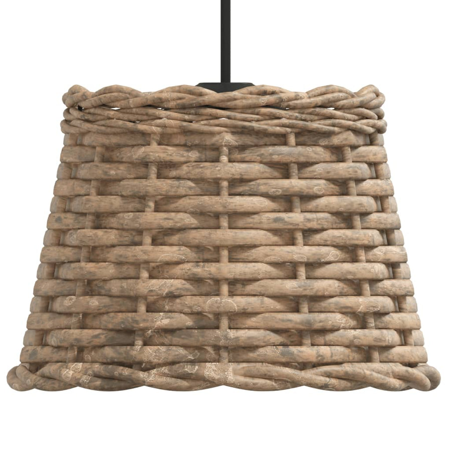 Plafondlampenkap Ø20X15 Cm Wicker Bruin