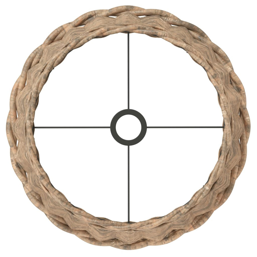 Plafondlampenkap Ø45X28 Cm Wicker Bruin