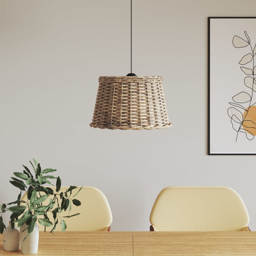 Plafondlampenkap Ø45X28 Cm Wicker Bruin