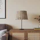 Lampenkap Ø40x26 cm wicker bruin