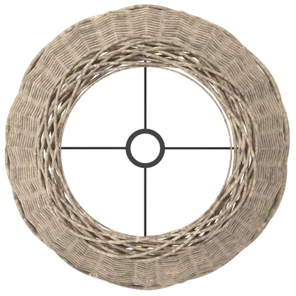 Lampenkap Ø45X28 Cm Wicker Ø 45 x 28 cm Bruin