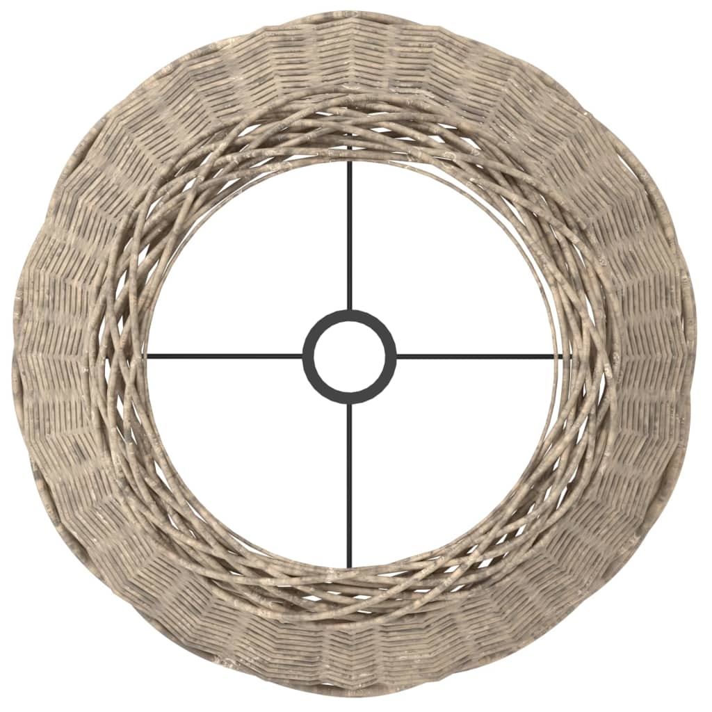 Lampenkap Ø50X30 Cm Wicker Bruin Ø 50 x 30 cm