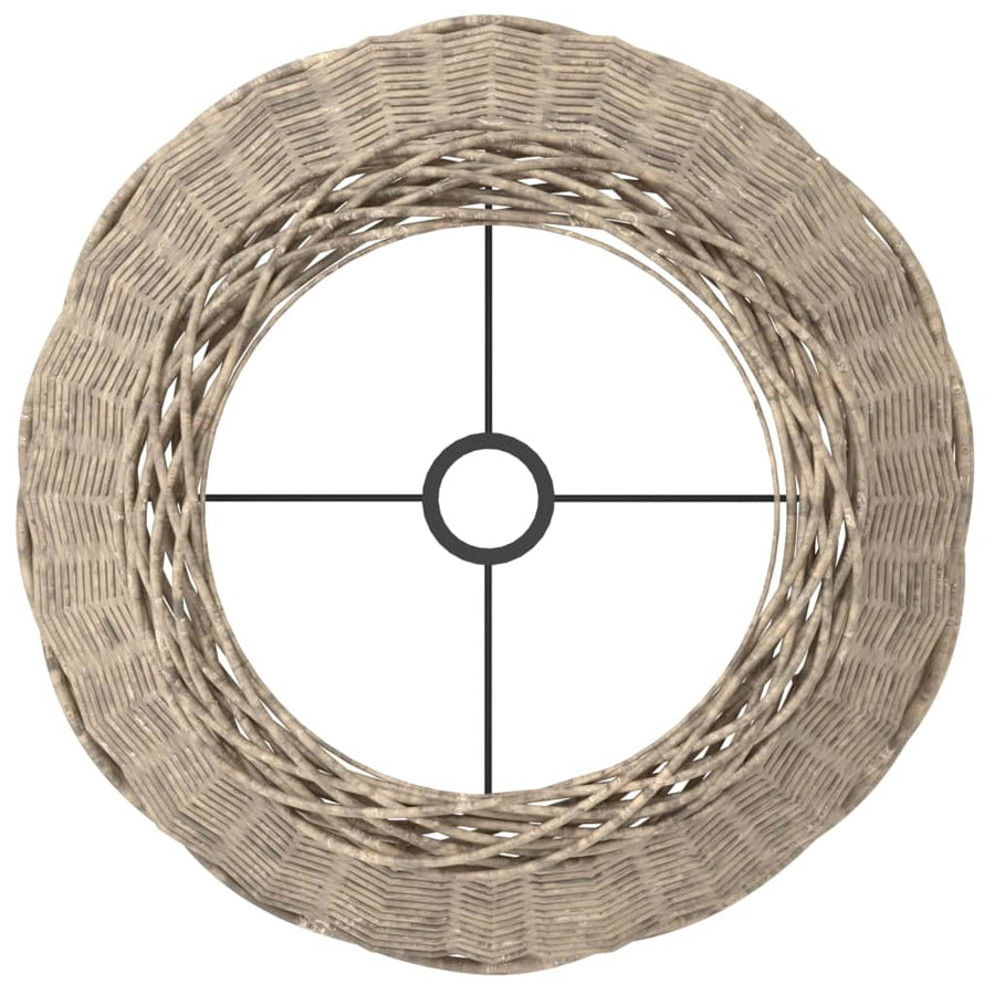 Lampenkap Ø50X30 Cm Wicker Bruin Ø 50 x 30 cm