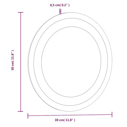 Badkamerspiegel Led Rond 30 cm