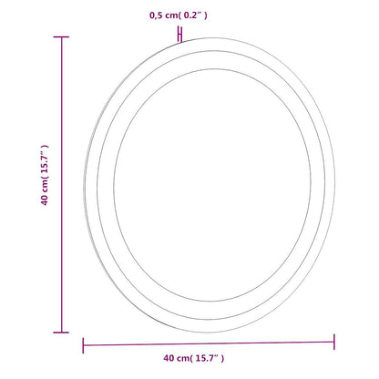 Badkamerspiegel Led Rond 40 cm