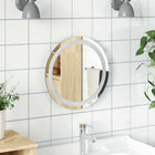 Badkamerspiegel rond 40 cm LED