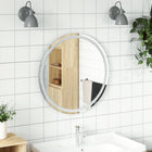 Badkamerspiegel rond 70 cm LED