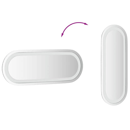 Badkamerspiegel LED 40x15 cm ovaal