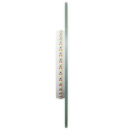 Badkamerspiegel LED 50x20 cm ovaal
