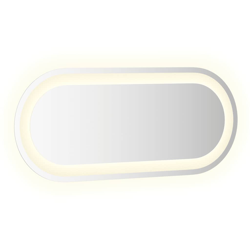 Badkamerspiegel LED ovaal 70x30 cm