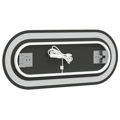 Badkamerspiegel LED ovaal 70x30 cm