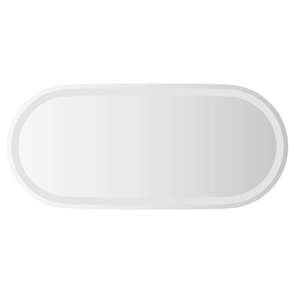 Badkamerspiegel LED ovaal 80x35 cm