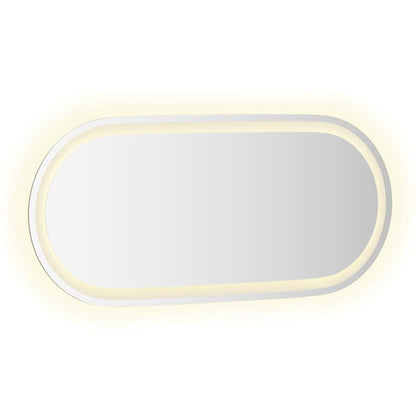 Badkamerspiegel LED ovaal 80x35 cm