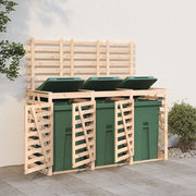 Containerberging drievoudig massief grenenhout 240x91,5x128,5 cm