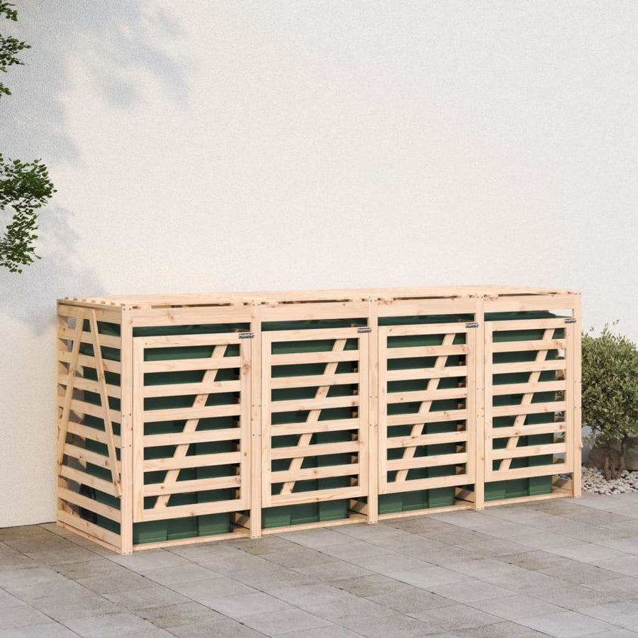 Containerberging Viervoudig Massief Grenenhout Natuurlijk grenenhout