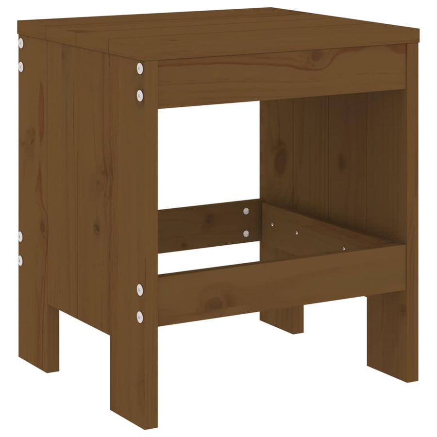 -Delige Bistroset Massief Grenenhout Honingbruin Honingbruin grenenhout