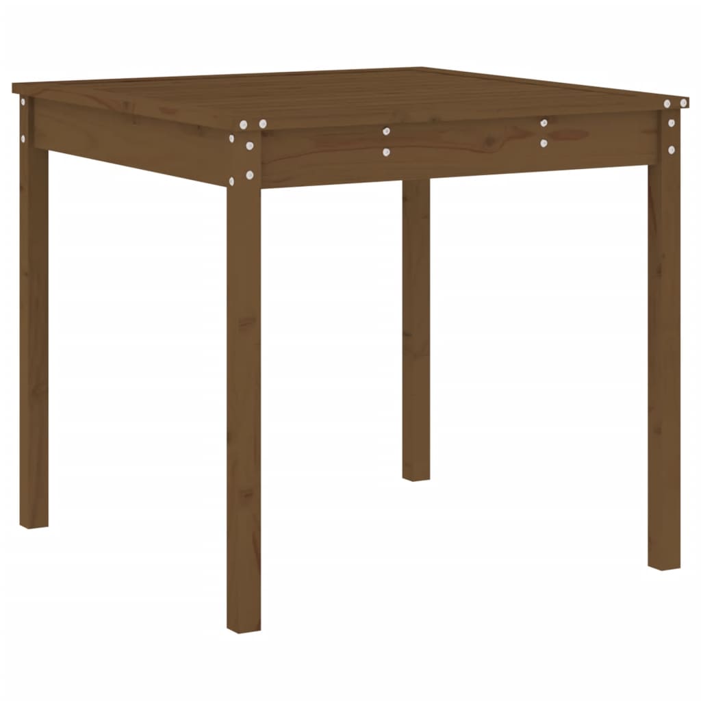 -Delige Bistroset Massief Grenenhout Honingbruin Honingbruin grenenhout
