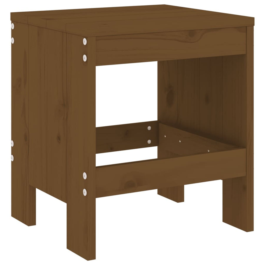 -Delige Tuinset Massief Grenenhout Honingbruin Honingbruin grenenhout