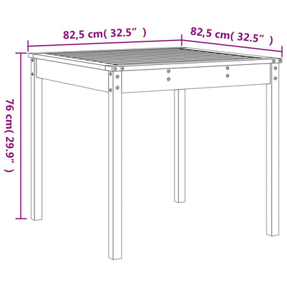 -Delige Tuinset Massief Grenenhout Honingbruin Honingbruin grenenhout