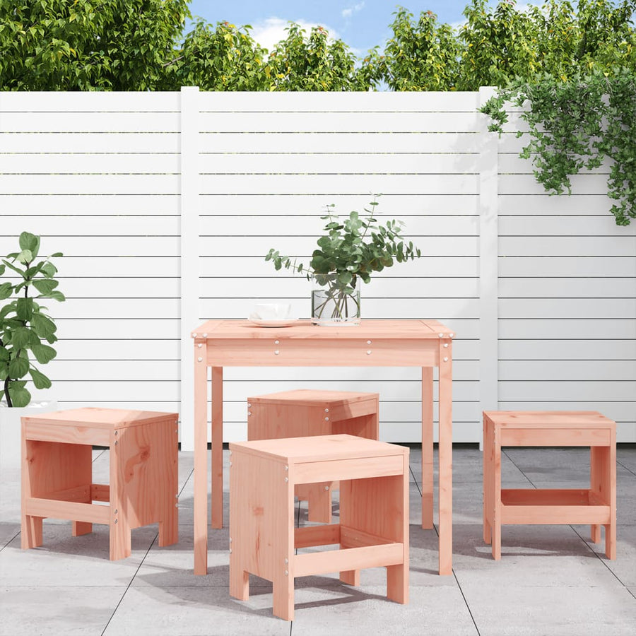 -Delige Tuinset Massief Douglashout Natuurlijk douglashout