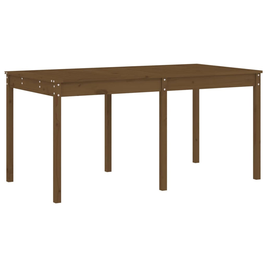-Delige Tuinset Massief Grenenhout Honingbruin Honingbruin grenenhout