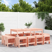 Tuinset 13-delig massief douglashout