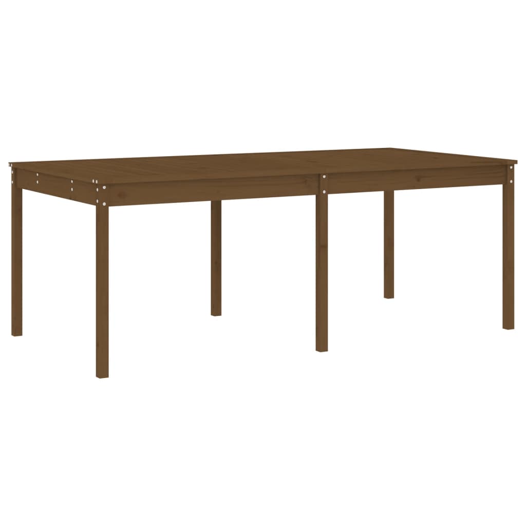 -Delige Tuinset Massief Grenenhout Honingbruin Honingbruin grenenhout