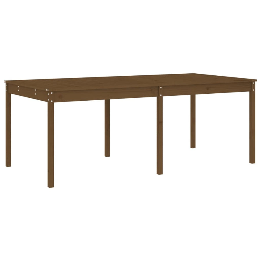 -Delige Tuinset Massief Grenenhout Honingbruin Honingbruin grenenhout