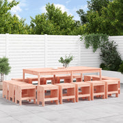 Tuinset massief douglashout 17-delig