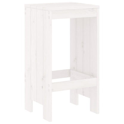 -Delige Barset Massief Grenenhout Wit Wit grenenhout