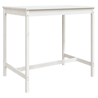 -Delige Barset Massief Grenenhout Wit Wit grenenhout