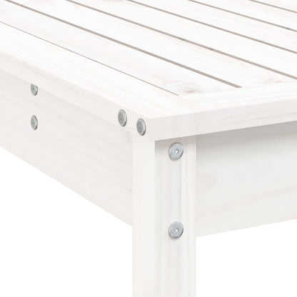 -Delige Barset Massief Grenenhout Wit Wit grenenhout