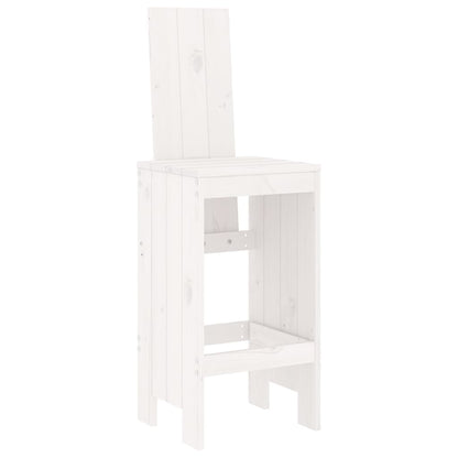 -Delige Barset Massief Grenenhout Wit Wit grenenhout