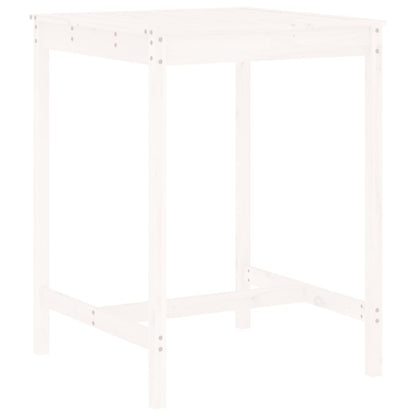 -Delige Barset Massief Grenenhout Wit Wit grenenhout