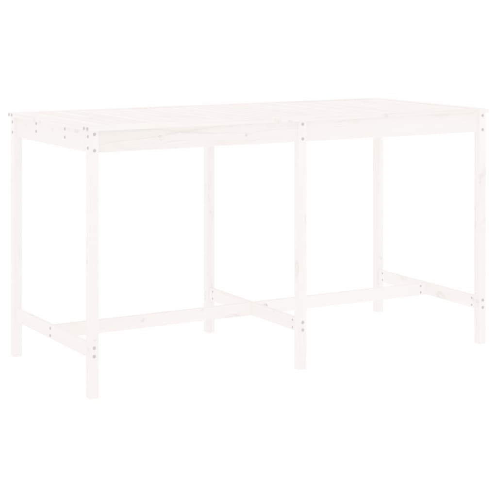 -Delige Barset Massief Grenenhout Wit Wit grenenhout