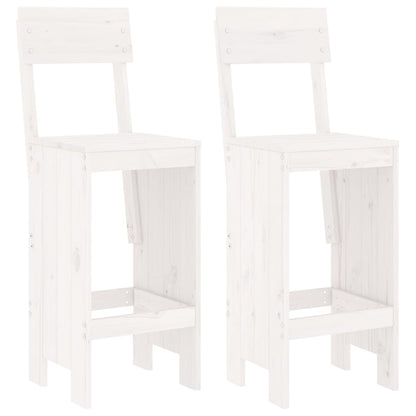-Delige Barset Massief Grenenhout Wit Wit grenenhout