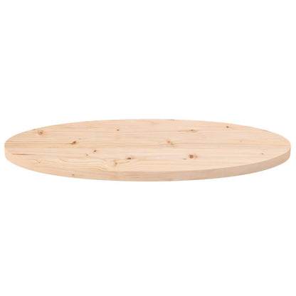Tafelblad Ovaal 60X30X2,5 Cm Massief Grenenhout