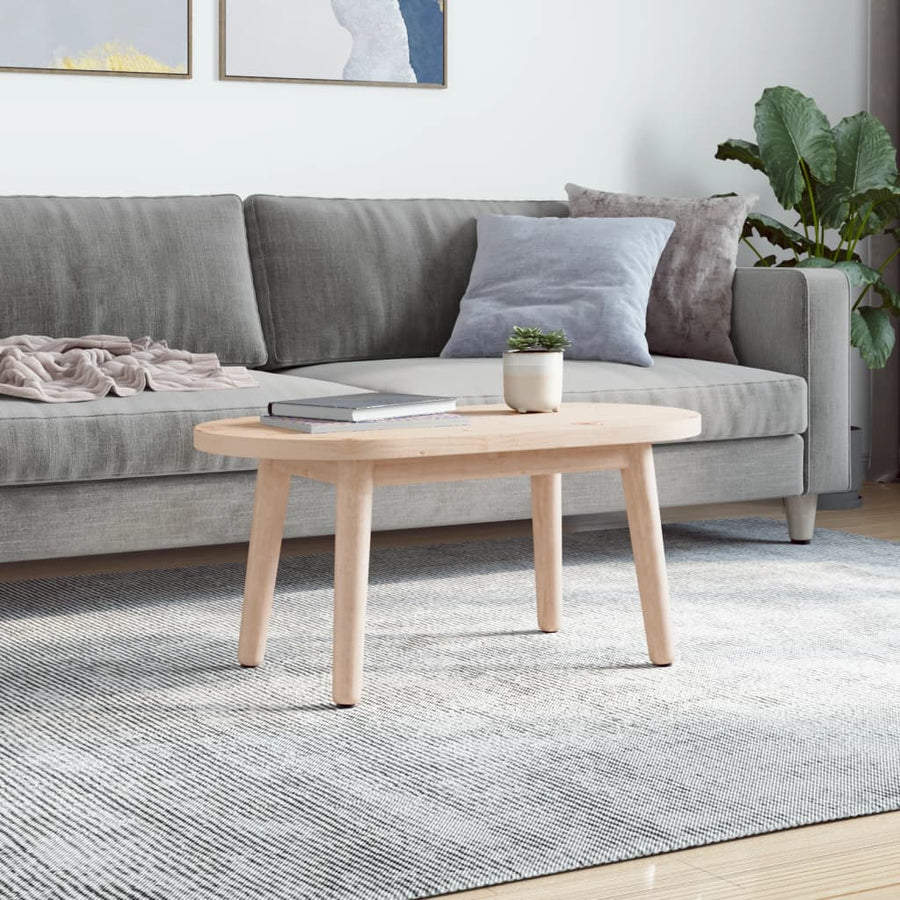 Tafelblad Ovaal 60X30X2,5 Cm Massief Grenenhout