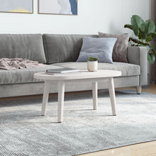 Tafelblad Ovaal 80X40X2,5 Cm Massief Grenenhout Wit