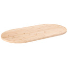 Tabletop 90x45x2.5 cm solid pine oval