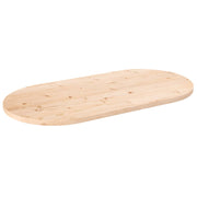 Tabletop 90x45x2.5 cm solid pine oval