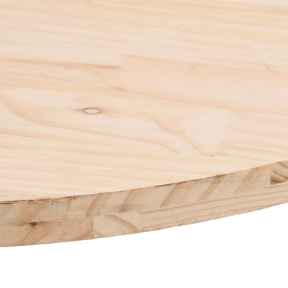 Tafelblad Ovaal 90X45X2,5 Cm Massief Grenenhout
