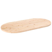 Tabletop 100x50x2.5 cm solid pine oval