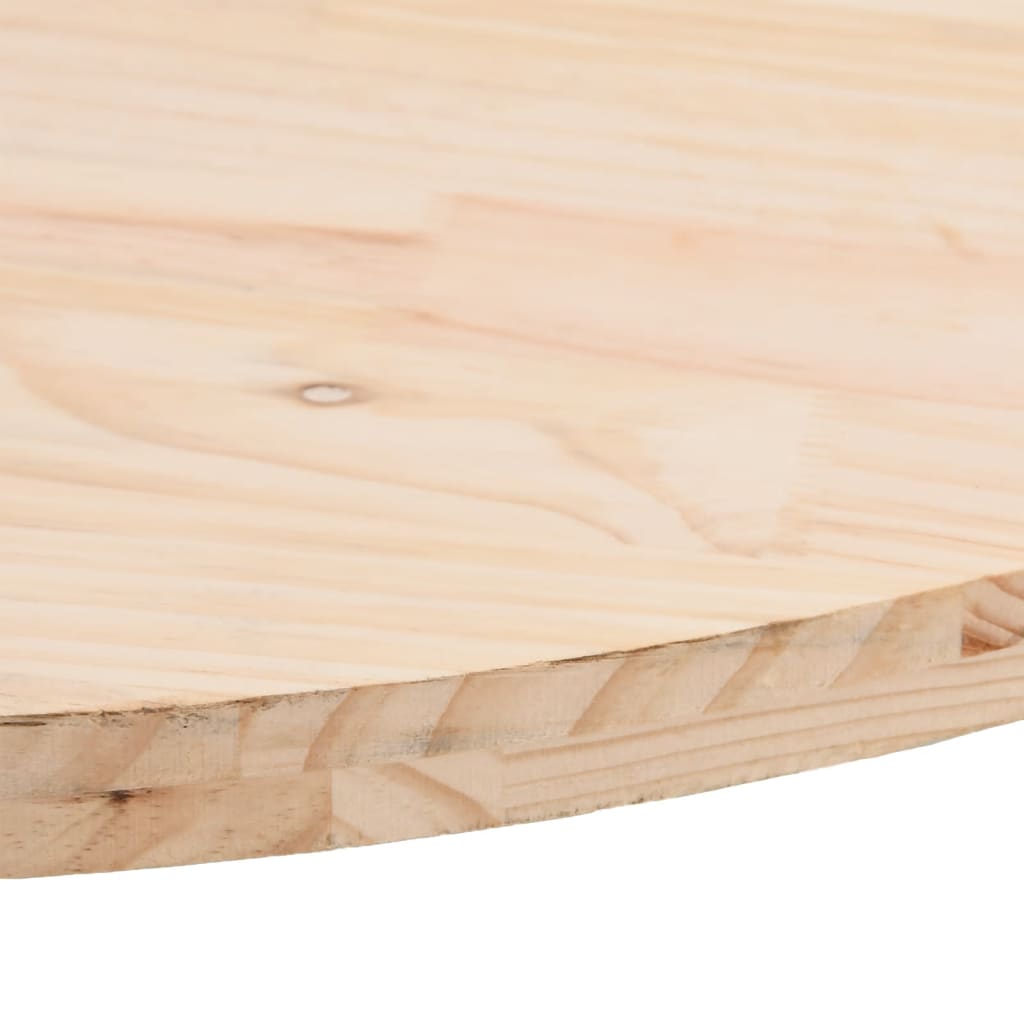 Tafelblad Ovaal 100X50X2,5 Cm Massief Grenenhout