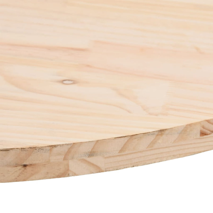 Tafelblad Ovaal 100X50X2,5 Cm Massief Grenenhout